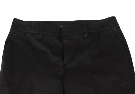 BURBERRY LONDON Cotton Poly Stretch Pants Black Size 40