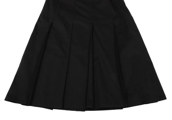 BURBERRY LONDON Cotton Poly Stretch Skirt Black Size 36