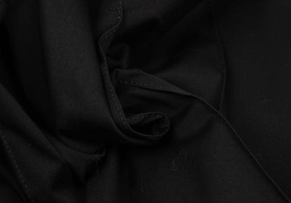 BURBERRY LONDON Cotton Poly Stretch Skirt Black Size 36