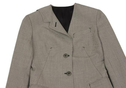 Jean Paul GAULTIER FEMME Wool Silk Stole Jacket Gray Size 40