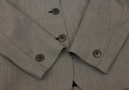 Jean Paul GAULTIER FEMME Wool Silk Stole Jacket Gray Size 40