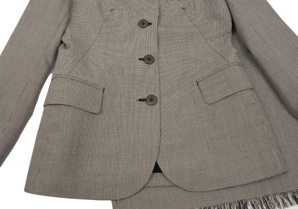 Jean Paul GAULTIER FEMME Wool Silk Stole Jacket Gray Size 40