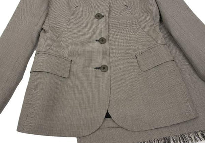 Jean Paul GAULTIER FEMME Wool Silk Stole Jacket Gray Size 40