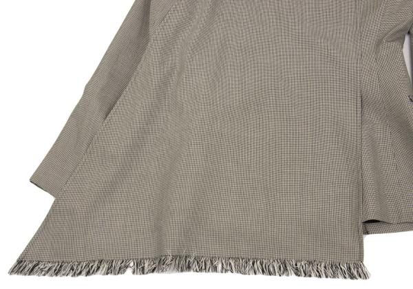 Jean Paul GAULTIER FEMME Wool Silk Stole Jacket Gray Size 40