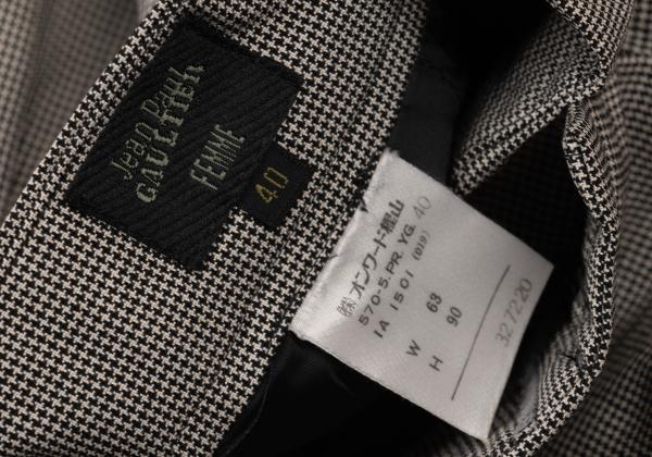 Jean Paul GAULTIER FEMME Wool Silk Pants Gray Size 40