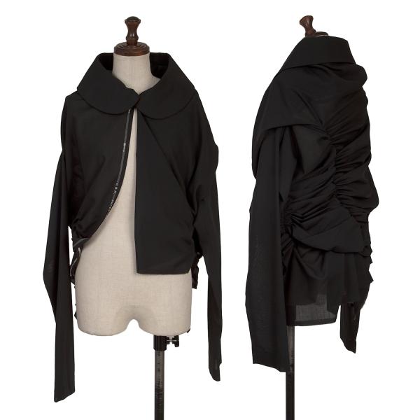 COMME des GARCONS Back Gather Round Jacket Black Size M
