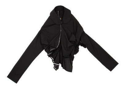 COMME des GARCONS Back Gather Round Jacket Black Size M