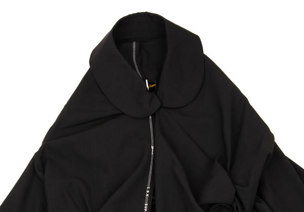 COMME des GARCONS Back Gather Round Jacket Black Size M