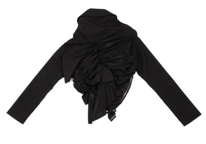 COMME des GARCONS Back Gather Round Jacket Black Size M