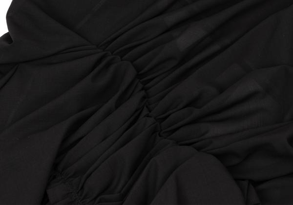 COMME des GARCONS Back Gather Round Jacket Black Size M