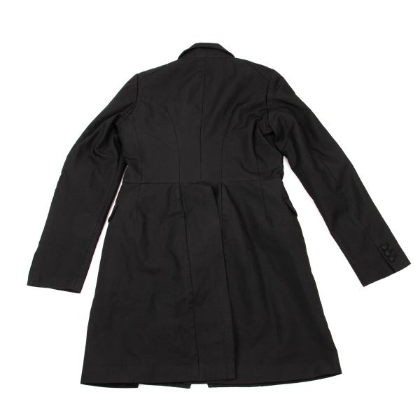 COMME des GARCONS Poly Frill Raw Edge Jacket Black Size S