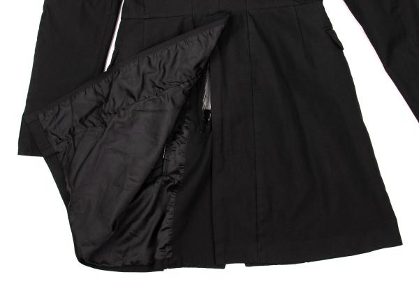 COMME des GARCONS Poly Frill Raw Edge Jacket Black Size S