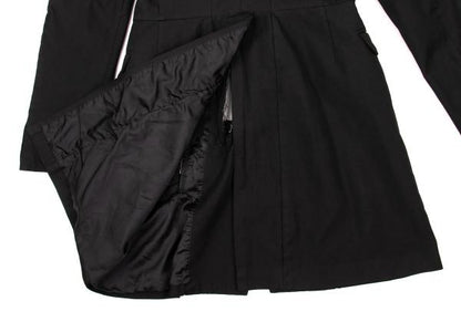 COMME des GARCONS Poly Frill Raw Edge Jacket Black Size S