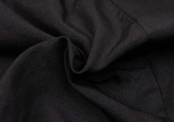 COMME des GARCONS Poly Frill Raw Edge Jacket Black Size S