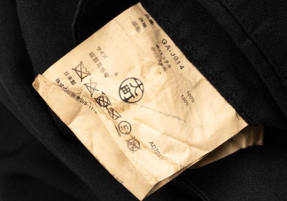 COMME des GARCONS Poly Frill Raw Edge Jacket Black Size S
