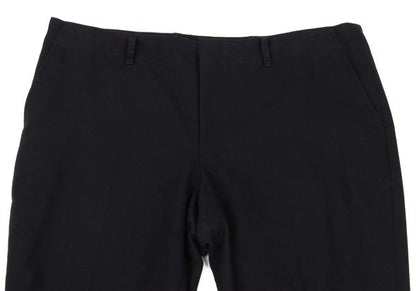 JIL SANDER Cotton Wool Tapered Pants Navy Size 44