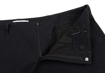 JIL SANDER Cotton Wool Tapered Pants Navy Size 44