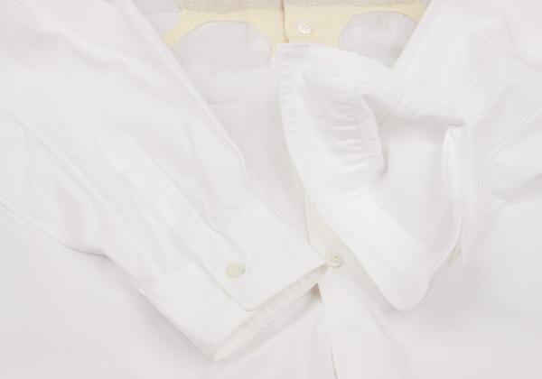 COMME des GARCONS SHIRT Mixed Material Cutout Shirt Size M