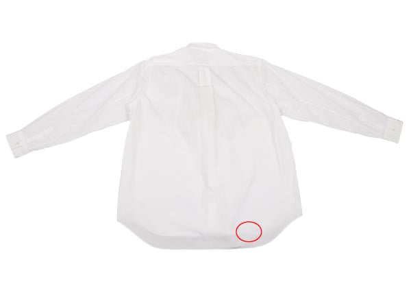 COMME des GARCONS SHIRT Mixed Material Cutout Shirt Size M