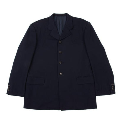 Y's for men Wool Gabardine 4B Blazer Navy Size S