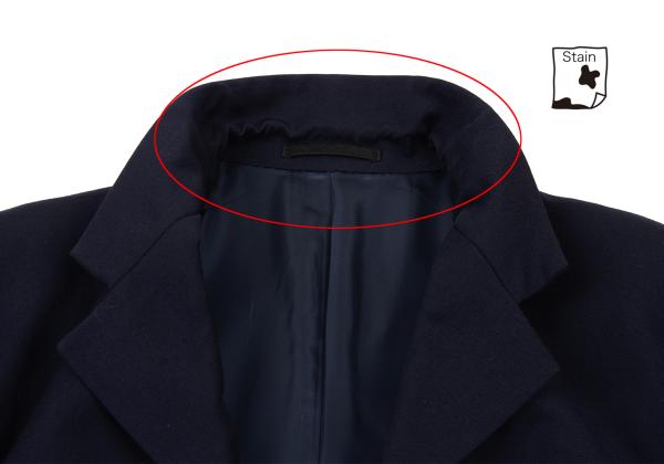 Y's for men Wool Gabardine 4B Blazer Navy Size S
