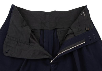 Y's for men Wool Gabardine Pleated Pants Navy Size S