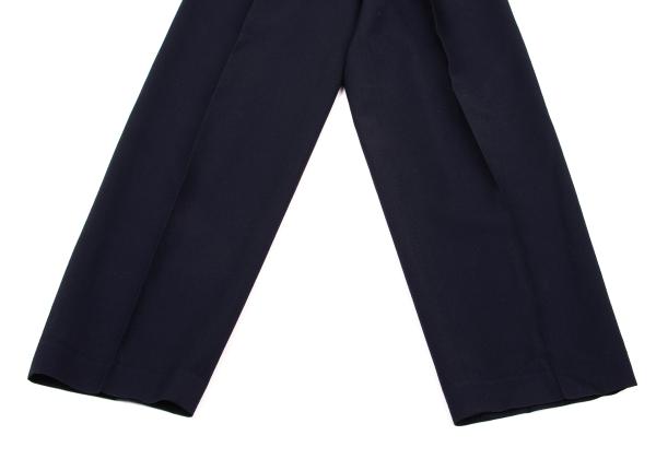 Y's for men Wool Gabardine Pleated Pants Navy Size S