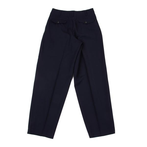 Y's for men Wool Gabardine Pleated Pants Navy Size S