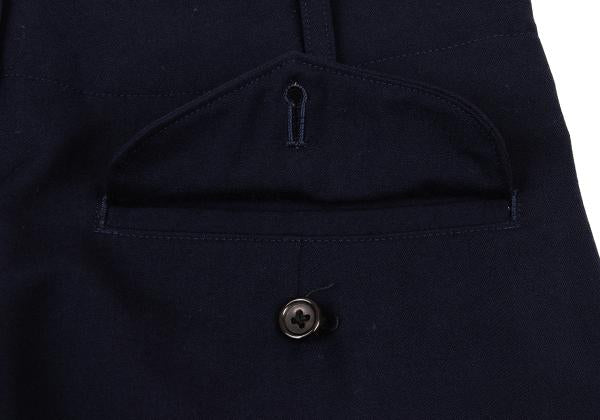 Y's for men Wool Gabardine Pleated Pants Navy Size S