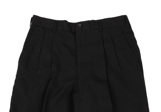 COMME des GARCONS HOMME Wool Gabardine Pants Black Size M