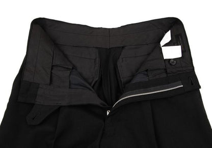 COMME des GARCONS HOMME Wool Gabardine Pants Black Size M