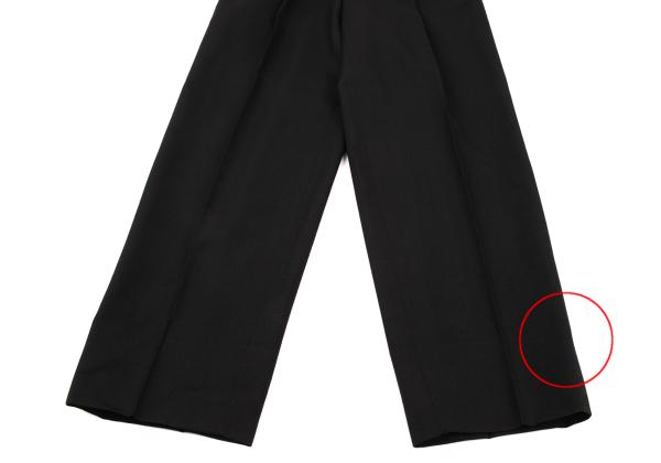 COMME des GARCONS HOMME Wool Gabardine Pants Black Size M