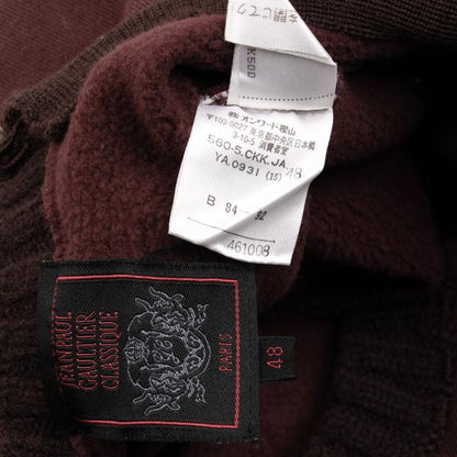 Jean Paul GAULTIER CLASSIQUE Knit Sweatshirt Red Size 48