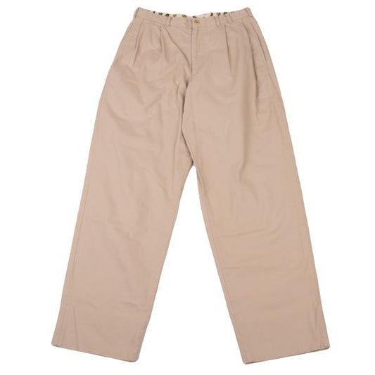 Papas Cotton Drawstring Pleated Pants Light Pink Size 46S