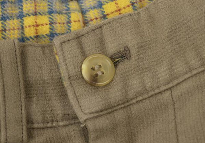 Papas Brushed Cotton Corduroy Pants Beige Size S