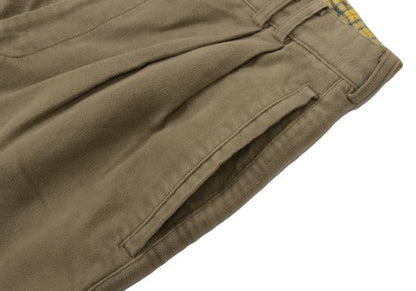Papas Brushed Cotton Corduroy Pants Beige Size S