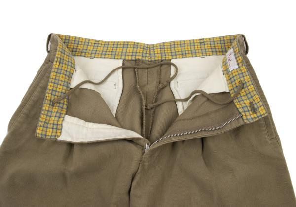 Papas Brushed Cotton Corduroy Pants Beige Size S