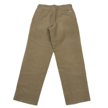 Papas Brushed Cotton Corduroy Pants Beige Size S