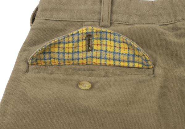 Papas Brushed Cotton Corduroy Pants Beige Size S