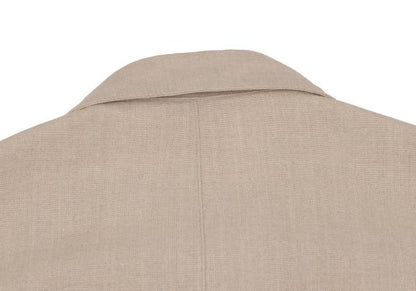 Papas Linen Cotton Work Jacket Pink Beige Size 46S