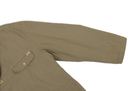 Papas Cotton Nylon Checked Lining Jacket Beige Size M