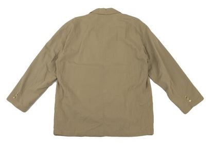 Papas Cotton Nylon Checked Lining Jacket Beige Size M