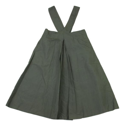Y's Linen Cotton Overall Flare Skirt Size M