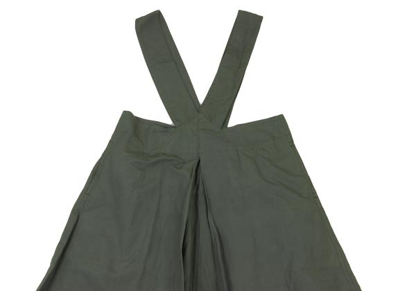 Y's Linen Cotton Overall Flare Skirt Size M