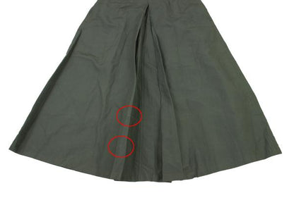 Y's Linen Cotton Overall Flare Skirt Size M