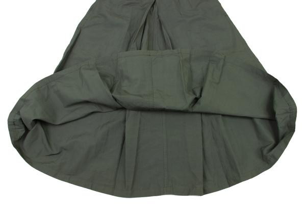 Y's Linen Cotton Overall Flare Skirt Size M