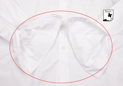 PLAY COMME des GARCONS Cotton Heart Patch Shirt White Size L