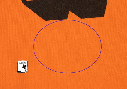WTAPS Logo College Print Sweatshirt Orange Size M