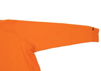 WTAPS Logo College Print Sweatshirt Orange Size M