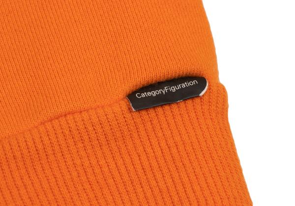 WTAPS Logo College Print Sweatshirt Orange Size M